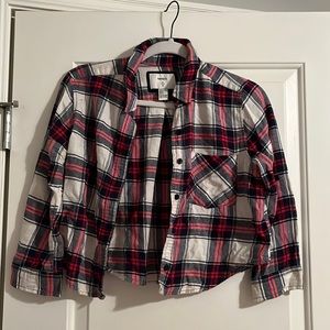 Cropped flannel